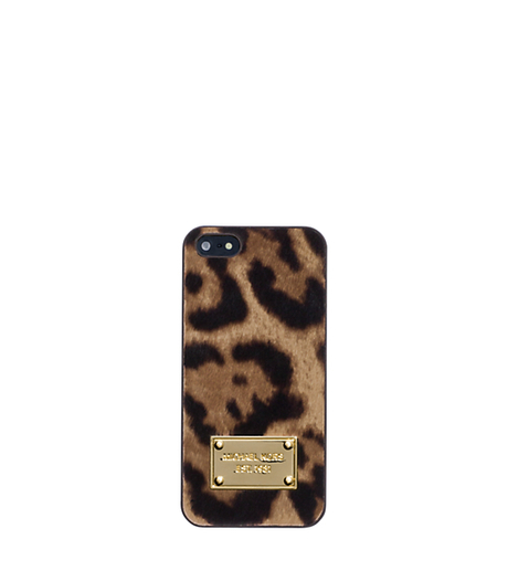 Mara Leopard Hair Calf Phone Case for iPhone 5 - LEOPARD - 32F4GELL1O