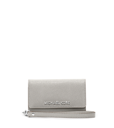Saffiano Leather Phone Wristlet -  - 32F4SELL2L