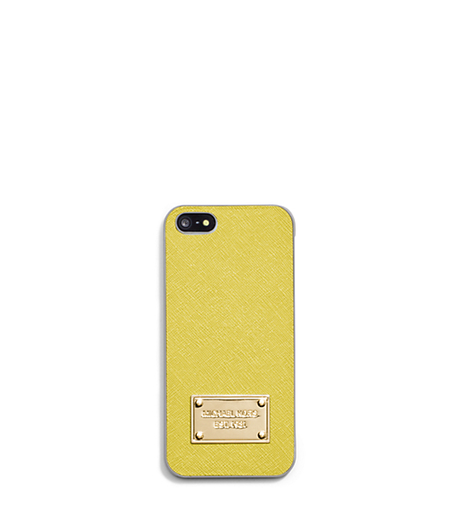 Saffiano Leather Phone Case For iPhone 5 - APPLE - 32S4GELL1L