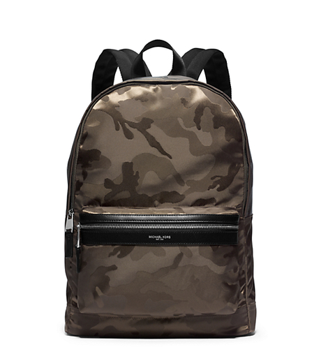 Kent Camouflage Nylon Jacquard Backpack - ARMY - 33S5SKNB2U