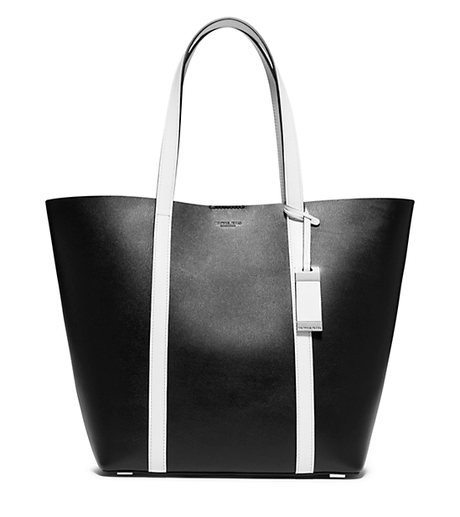 Bridget Large Leather Tote - BLACK - 31T5PBGT3L