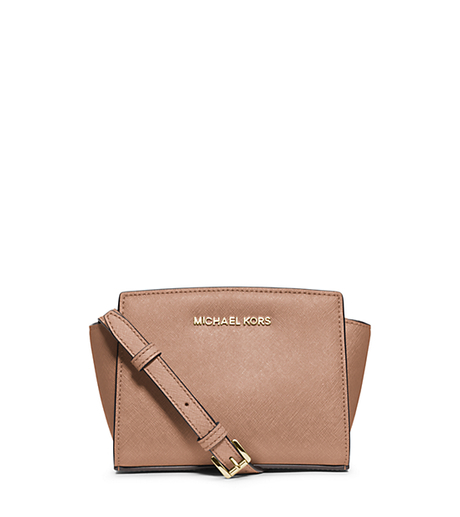 Selma Mini Saffiano Leather Crossbody - BLUSH - 32H3GLMC1L