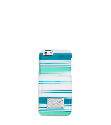 Striped Phone Case For iPhone 6 - TILE BLUE/MULTI - 32T5SELL5U