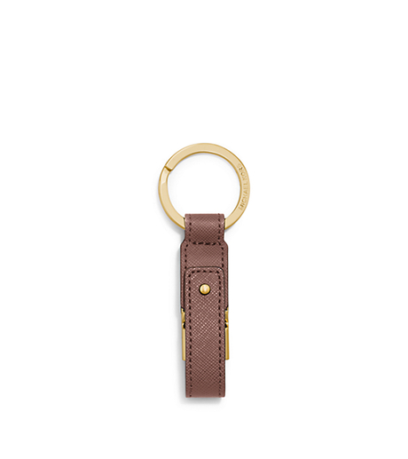 Saffiano Leather USB Keychain - DUSTY ROSE - 32F5GELK8L