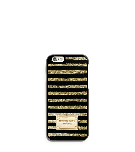 Glitter Stripe Smartphone Case - GOLD - 32H5GELL4P