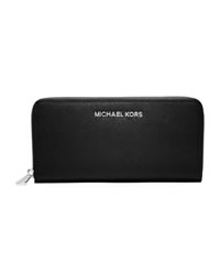 MICHAEL Michael Kors Jet Set Travel Continental Wallet - BLACK - 32T3STVE3L