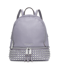 Rhea Small Studded Leather Backpack - LILAC - 30S5SEZB5L
