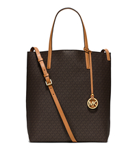 Hayley Large Tote - BROWN/PEANUT - 30S6GH3T3V