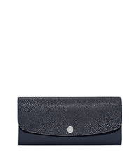Juliana Large 3-in-1 Saffiano Leather Wallet - NAVY - 32S6SJRE7N