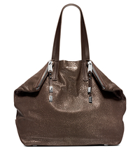 Harlow Metallic Leather Large Tote - ONE COLOR - 31F4MHLT8M