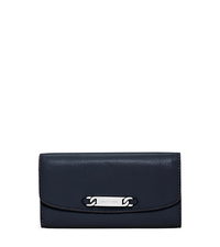Emily Leather Wallet - NAVY - 32F5SEIF3L