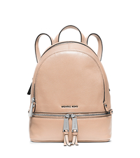 Rhea Extra-Small Studded Leather Backpack - BALLET - 30S5SEZB8L